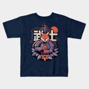 Samurai Fox - Cute Animal Warrior Gift Kids T-Shirt